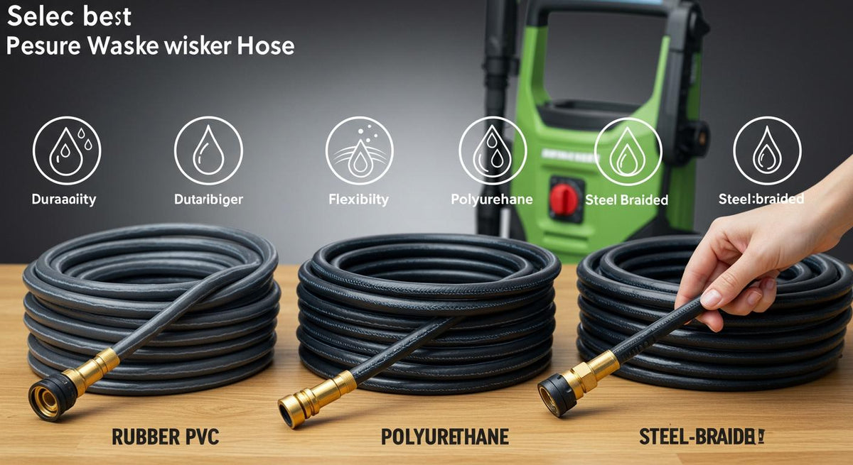Which Pressure Washer Hose Material Is Best for You in 2025